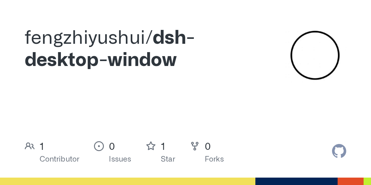 fengzhiyushui/dsh-desktop-window Screenshot preview
