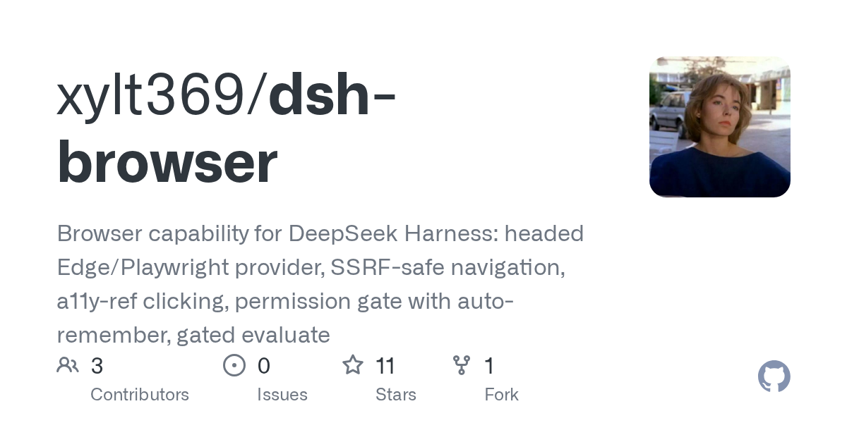 xylt369/dsh-browser Screenshot preview