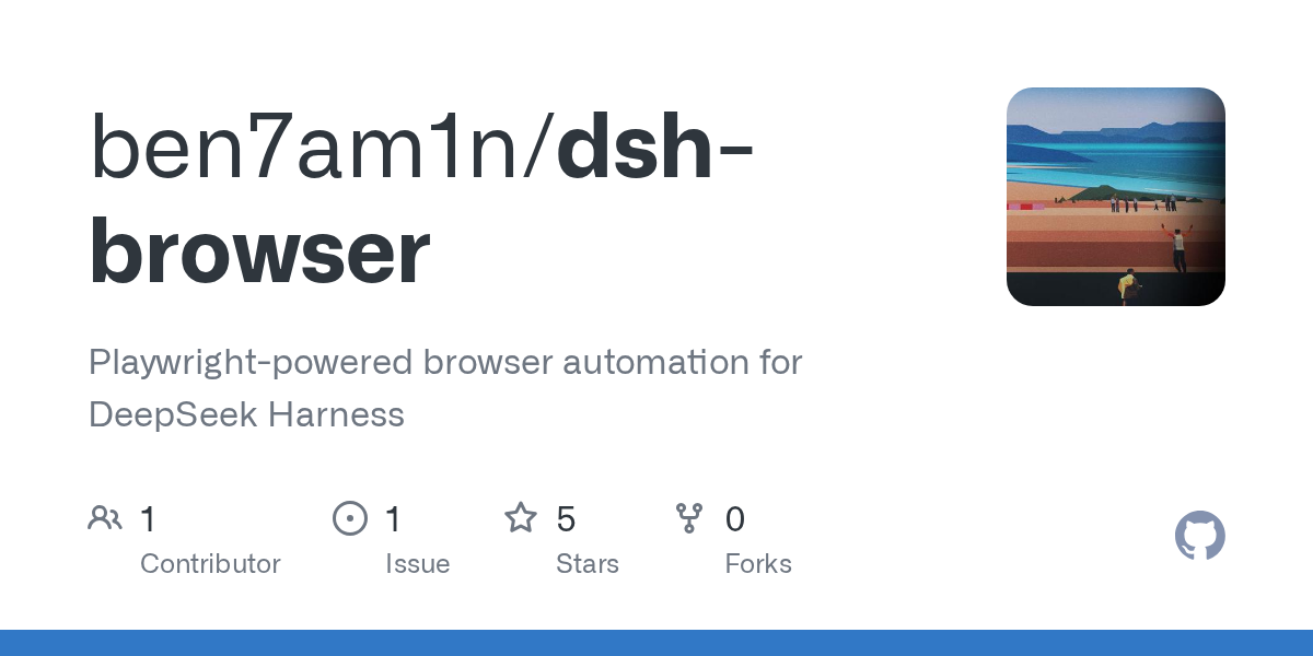 ben7am1n/dsh-browser Screenshot preview