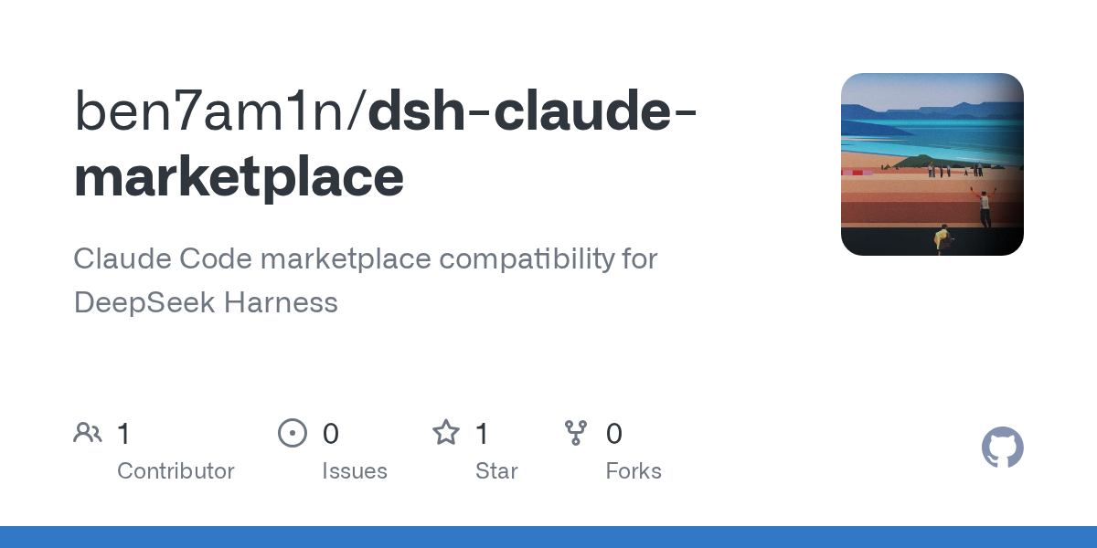 ben7am1n/dsh-claude-marketplace Screenshot preview