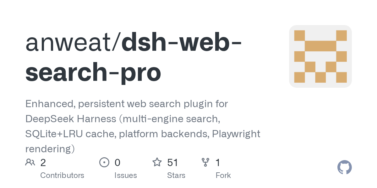 anweat/dsh-web-search-pro Screenshot preview