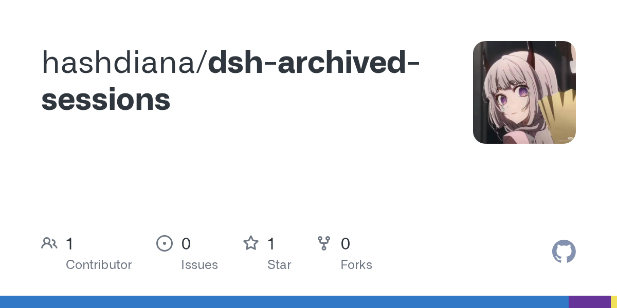 hashdiana/dsh-archived-sessions Screenshot preview
