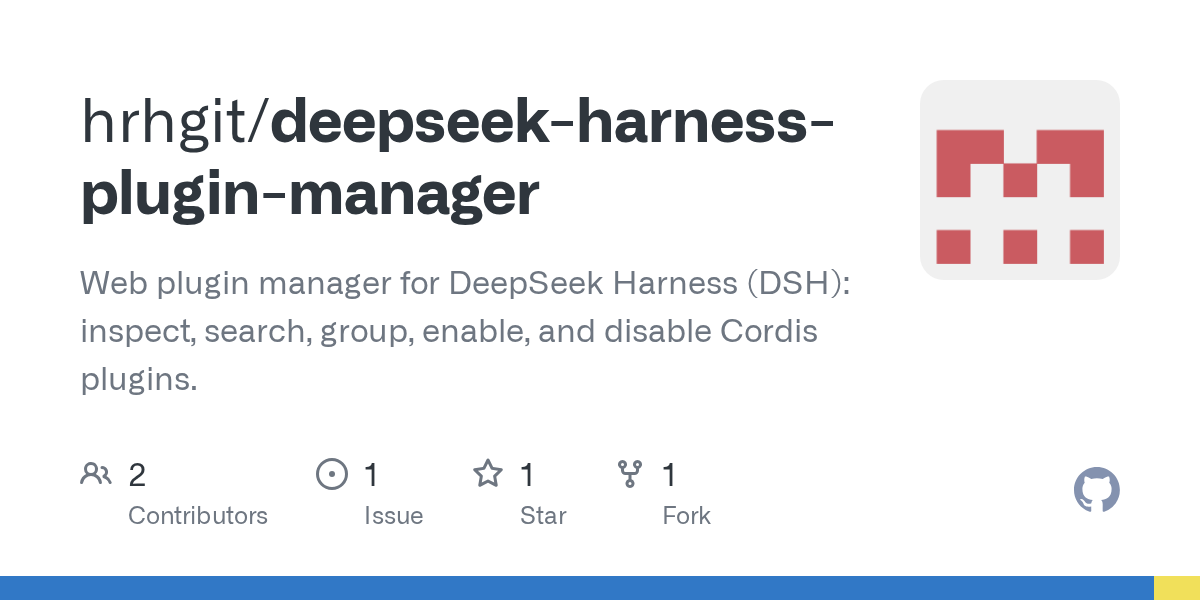 hrhgit/deepseek-harness-plugin-manager Screenshot preview