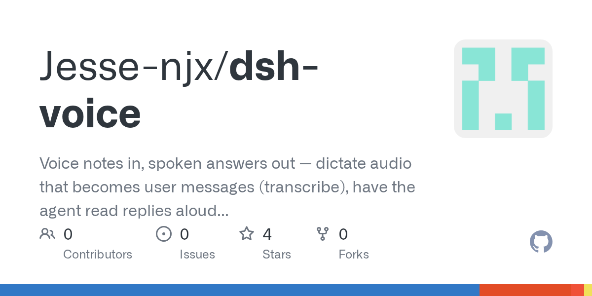 Jesse-njx/dsh-voice Screenshot preview