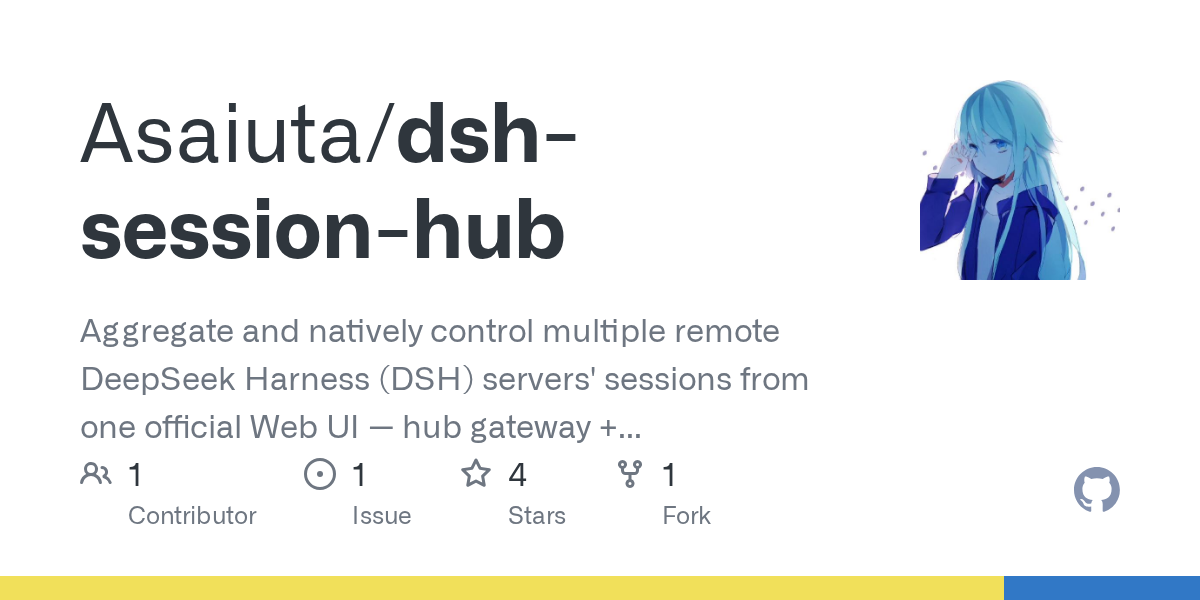 Asaiuta/dsh-session-hub Screenshot preview