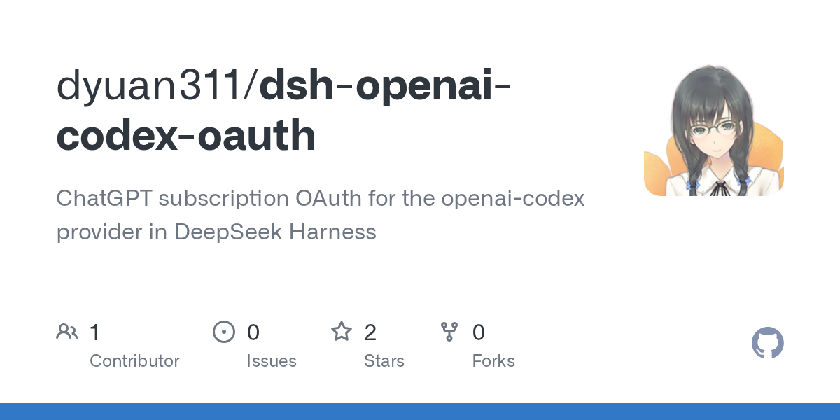 dyuan311/dsh-openai-codex-oauth Screenshot preview