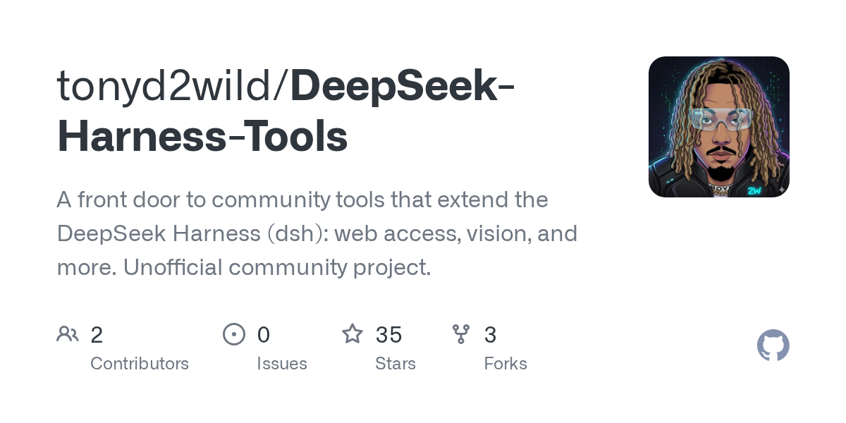 tonyd2wild/DeepSeek-Harness-Tools Screenshot preview