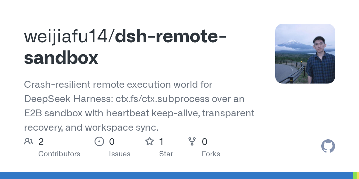 weijiafu14/dsh-remote-sandbox Screenshot preview