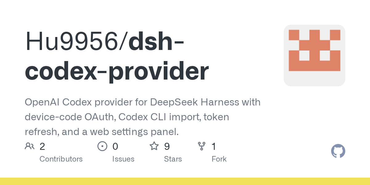 Hu9956/dsh-codex-provider Screenshot preview