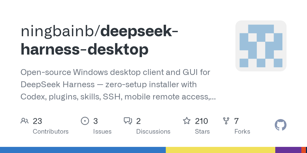 ningbainb/deepseek-harness-desktop Screenshot preview