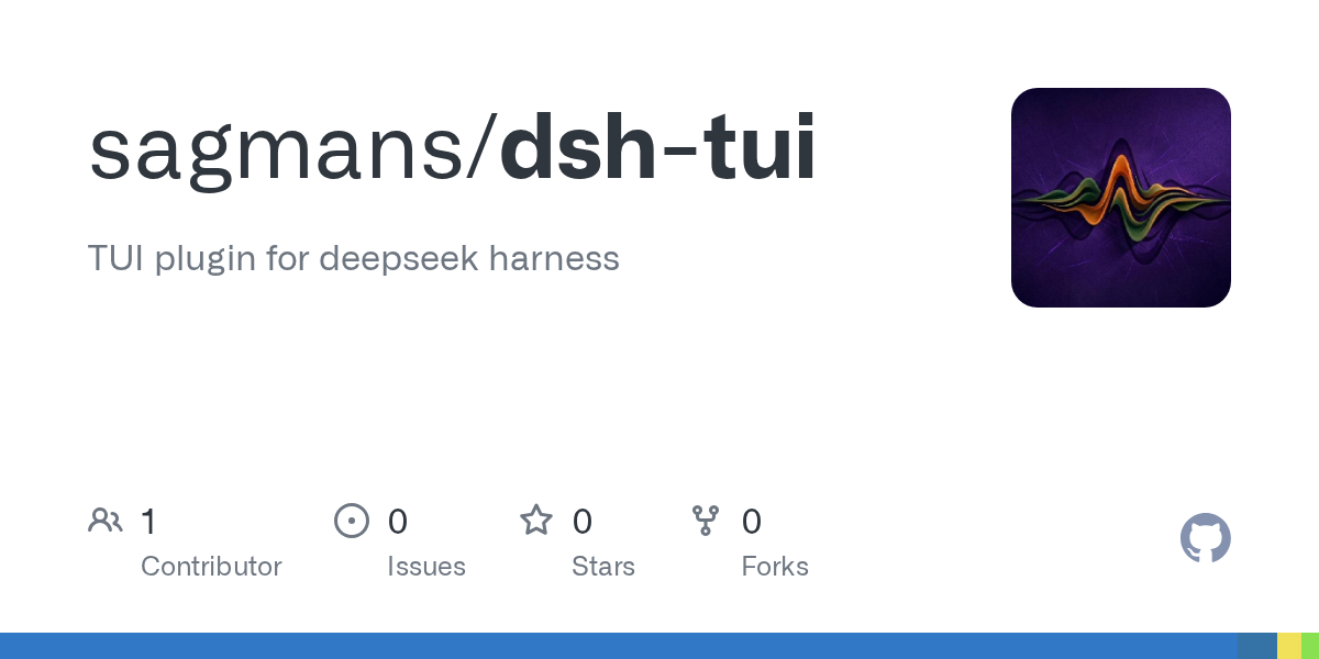 sagmans/dsh-tui Screenshot preview