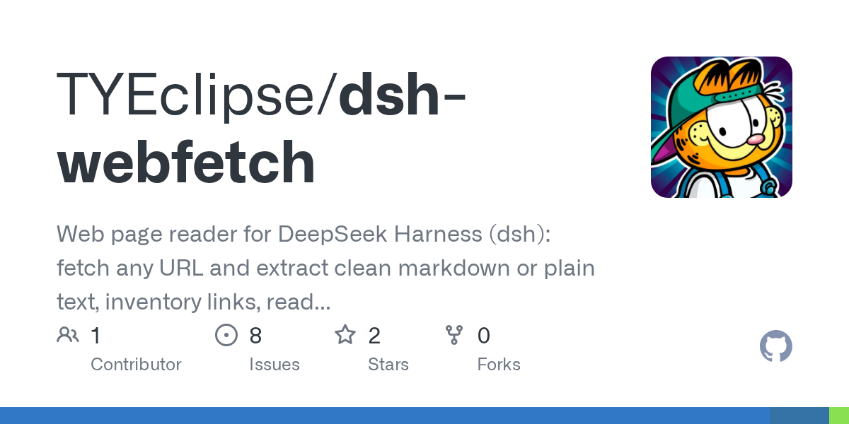 TYEclipse/dsh-webfetch Screenshot preview