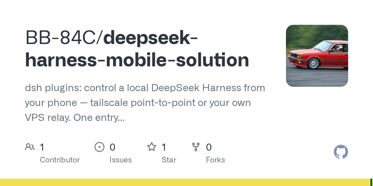BB-84C/deepseek-harness-mobile-solution Screenshot preview