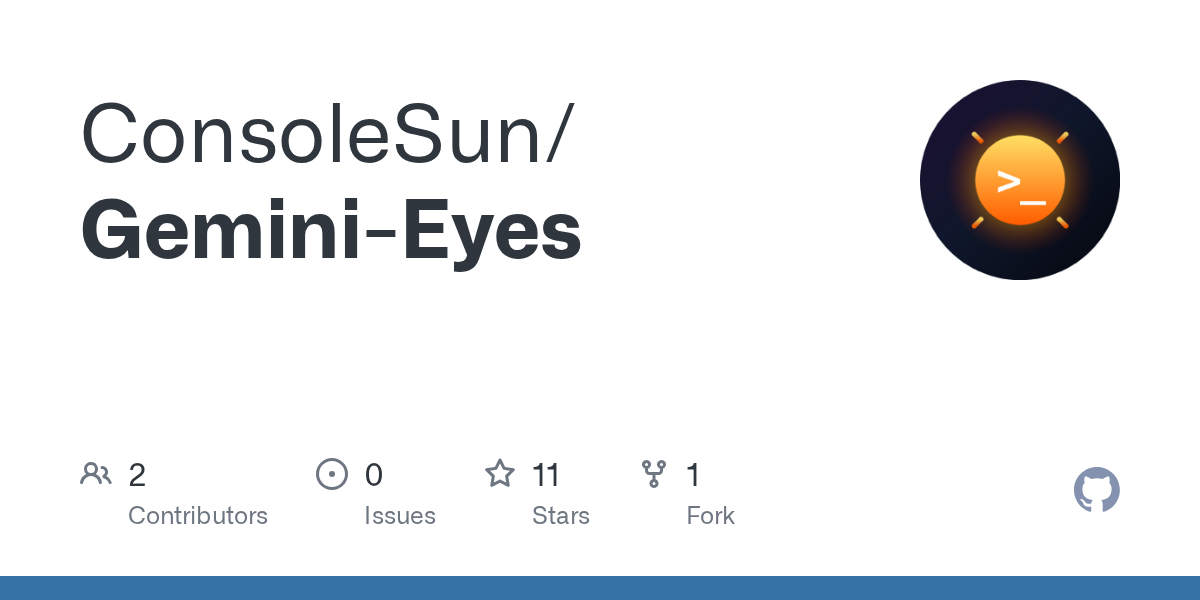 ConsoleSun/Gemini-Eyes Screenshot preview