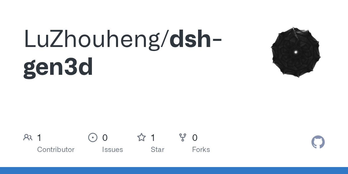 LuZhouheng/dsh-gen3d Screenshot preview