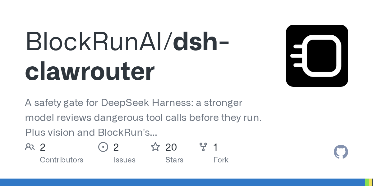 BlockRunAI/dsh-clawrouter Screenshot preview