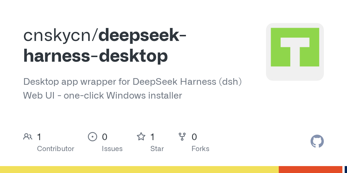 cnskycn/deepseek-harness-desktop Screenshot preview