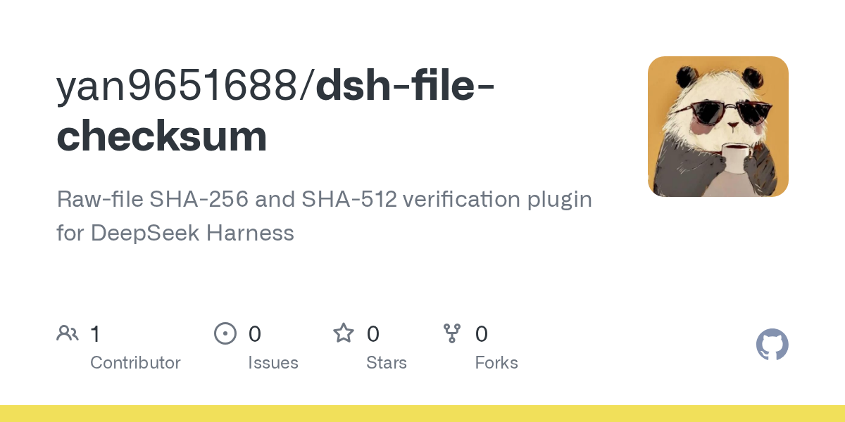 yan9651688/dsh-file-checksum Screenshot preview