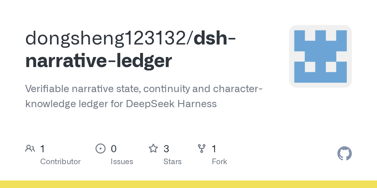 dongsheng123132/dsh-narrative-ledger Screenshot preview