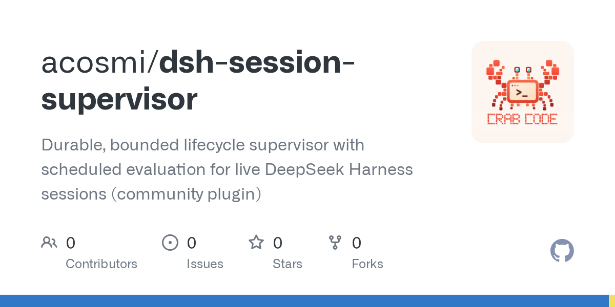 acosmi/dsh-session-supervisor Screenshot preview