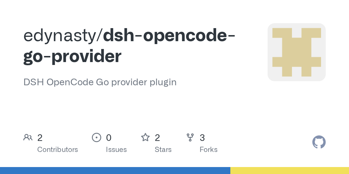 edynasty/dsh-opencode-go-provider Screenshot preview