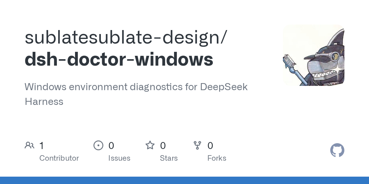 sublatesublate-design/dsh-doctor-windows Screenshot preview