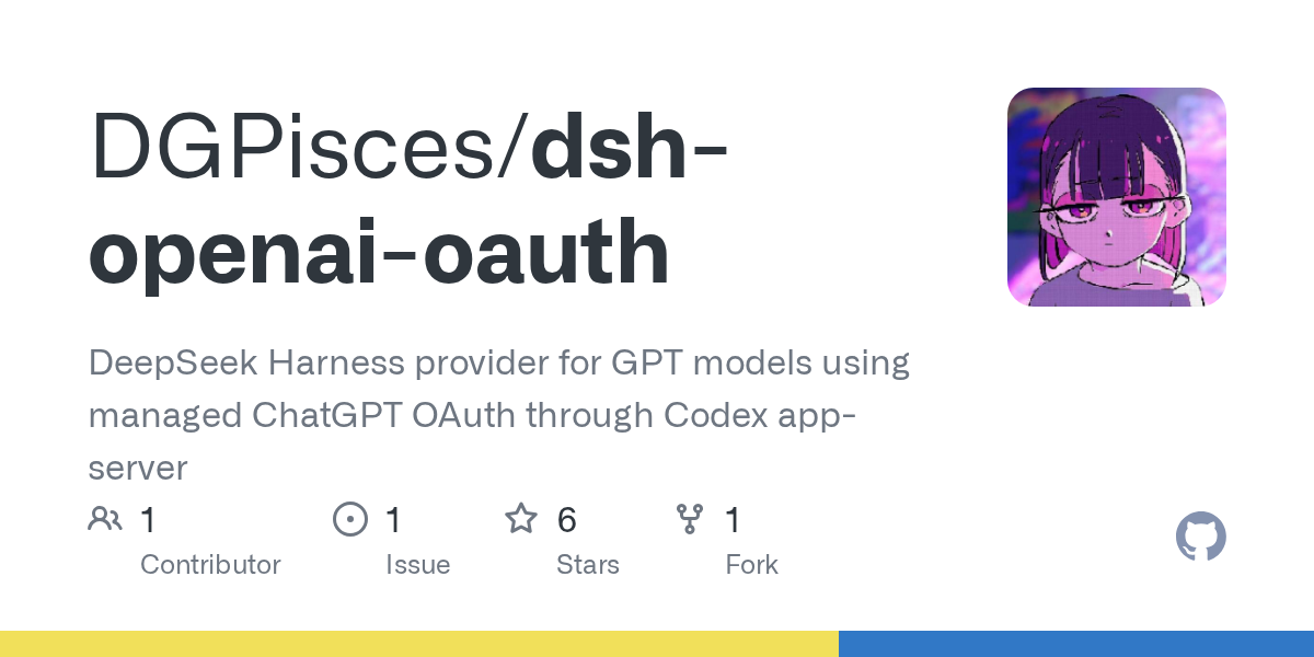 DGPisces/dsh-openai-oauth Screenshot preview