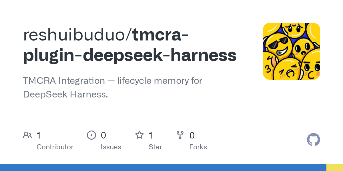 reshuibuduo/tmcra-plugin-deepseek-harness Screenshot preview