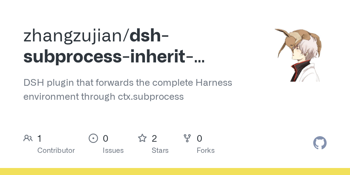 zhangzujian/dsh-subprocess-inherit-environment Screenshot preview