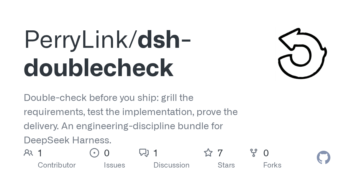 PerryLink/dsh-doublecheck Screenshot preview