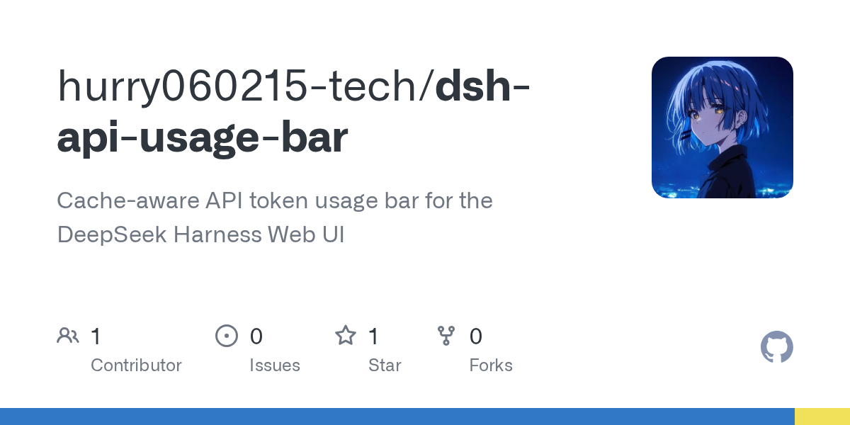 hurry060215-tech/dsh-api-usage-bar Screenshot preview
