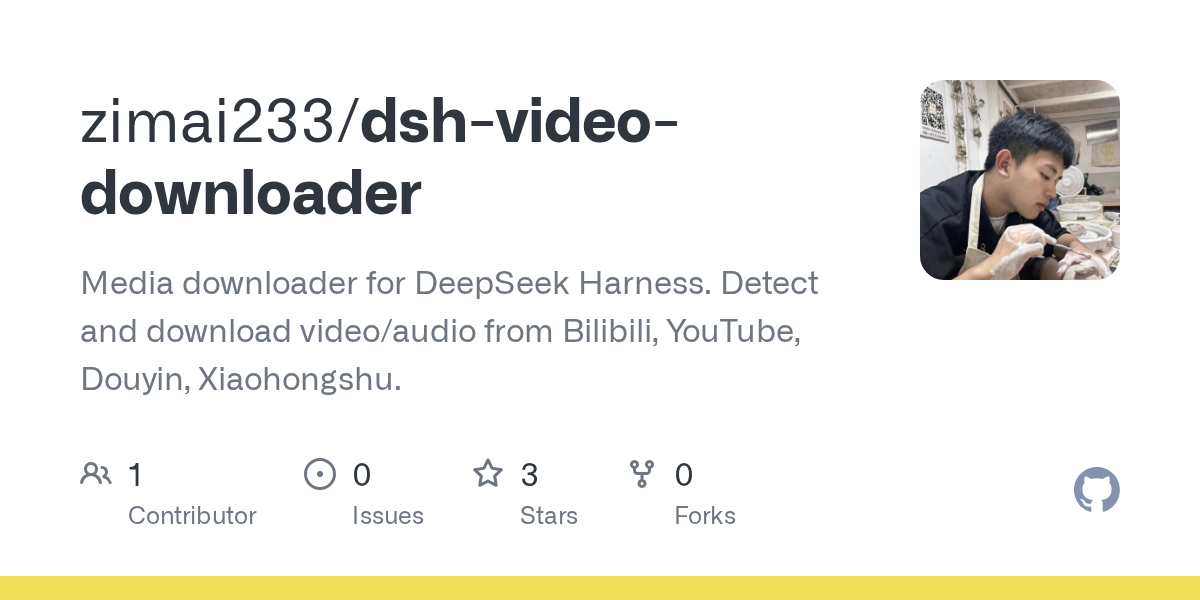 zimai233/dsh-video-downloader Screenshot preview