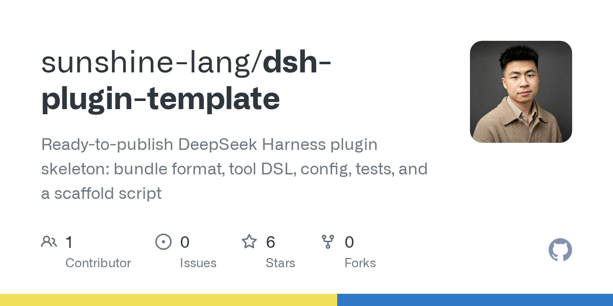 sunshine-lang/dsh-plugin-template Screenshot preview