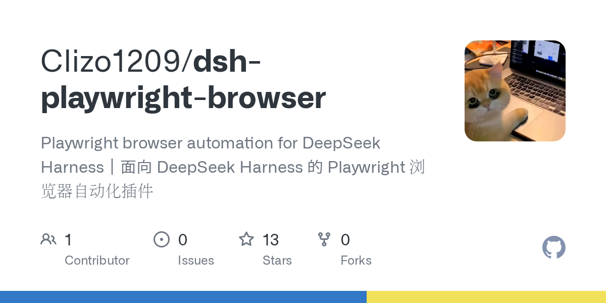 Clizo1209/dsh-playwright-browser Screenshot preview