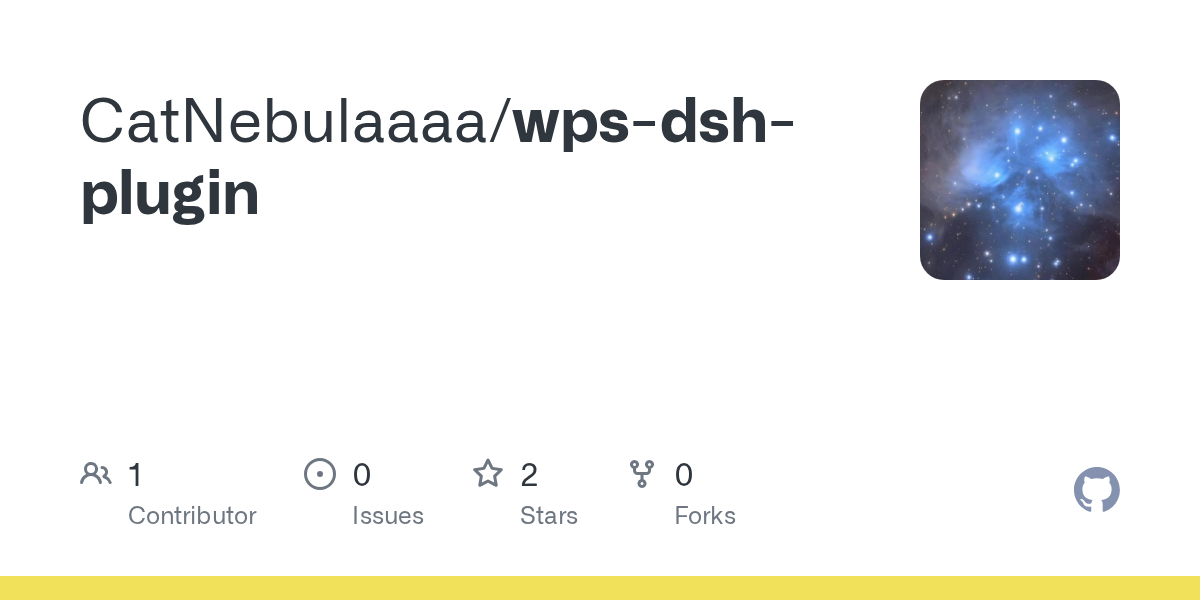 CatNebulaaaa/wps-dsh-plugin Screenshot preview