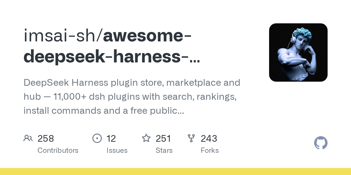 imsai-sh/awesome-deepseek-harness-plugins Screenshot preview