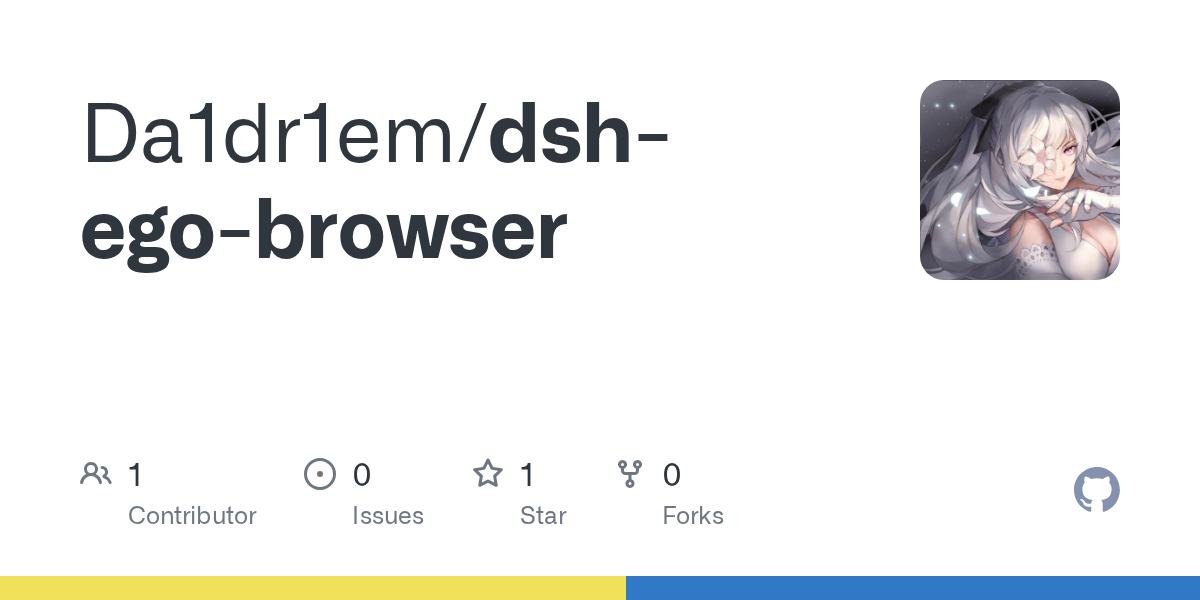 Da1dr1em/dsh-ego-browser Screenshot preview