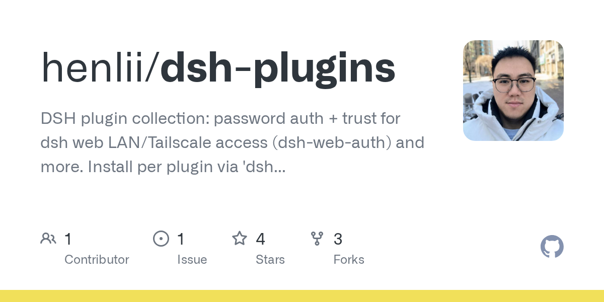 henlii/dsh-plugins Screenshot preview