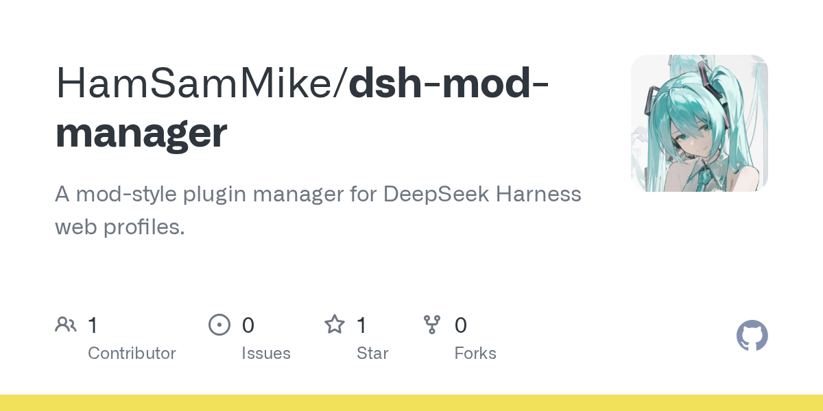 HamSamMike/dsh-mod-manager Screenshot preview