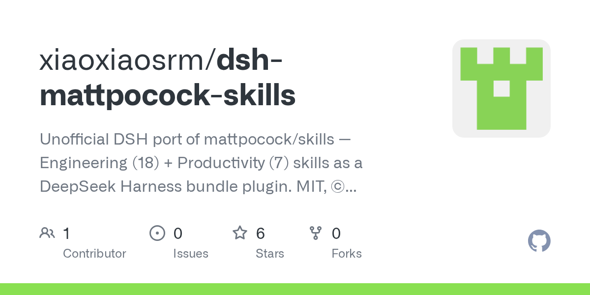 xiaoxiaosrm/dsh-mattpocock-skills Screenshot preview