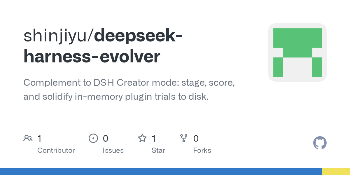 shinjiyu/deepseek-harness-evolver Screenshot preview