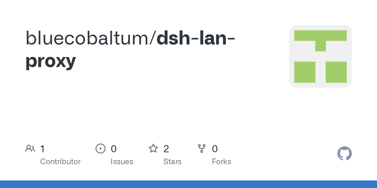 bluecobaltum/dsh-lan-proxy Screenshot preview
