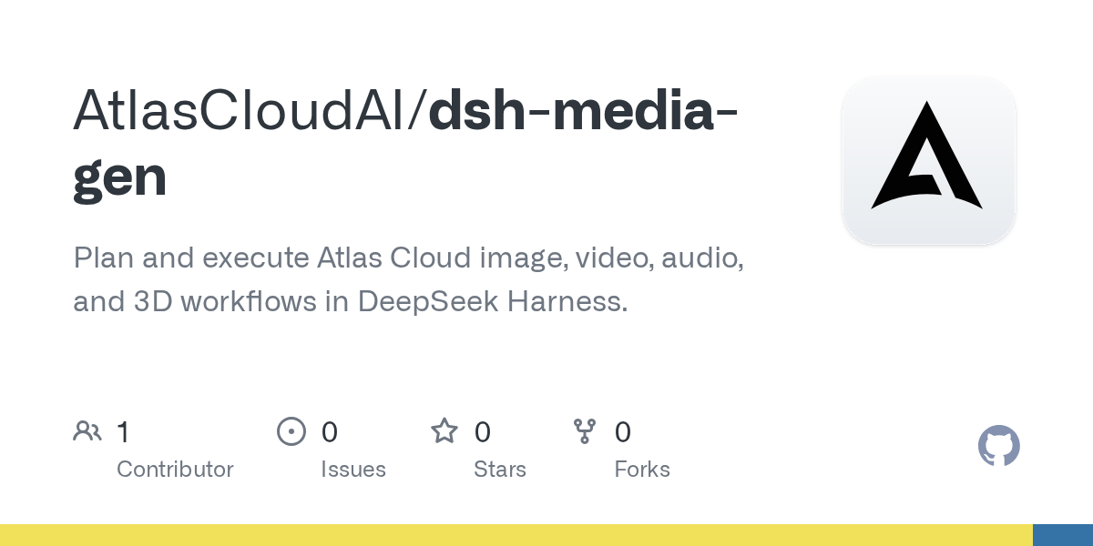AtlasCloudAI/dsh-media-gen Screenshot preview