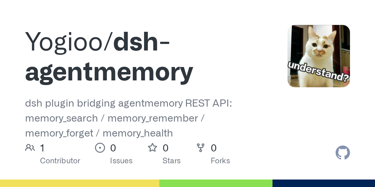 Yogioo/dsh-agentmemory Screenshot preview