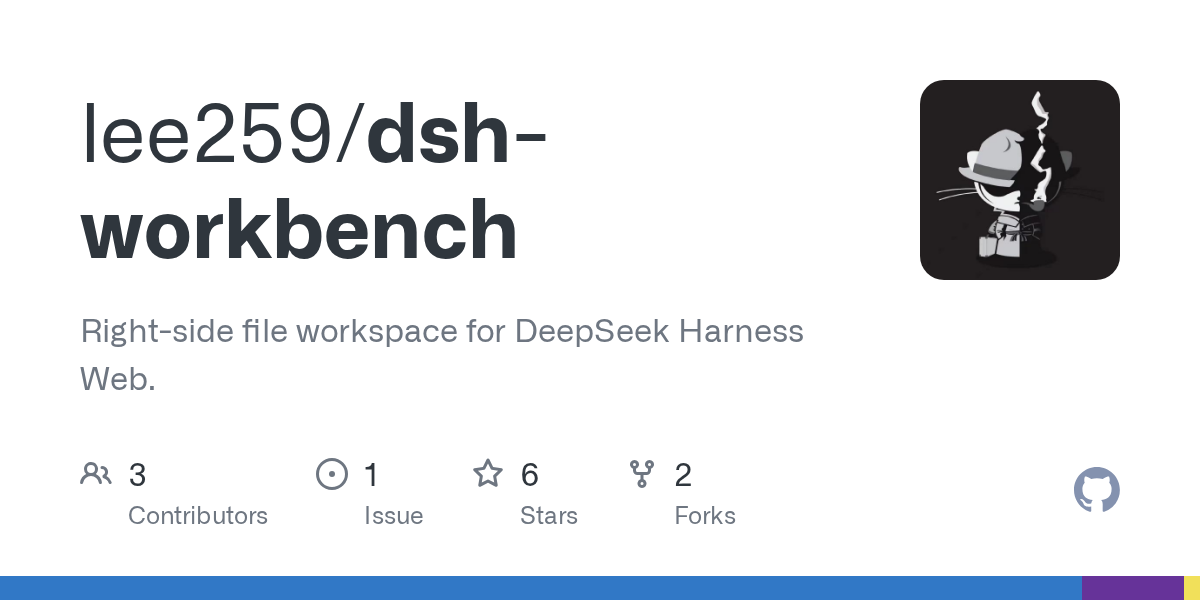 lee259/dsh-workbench Screenshot preview