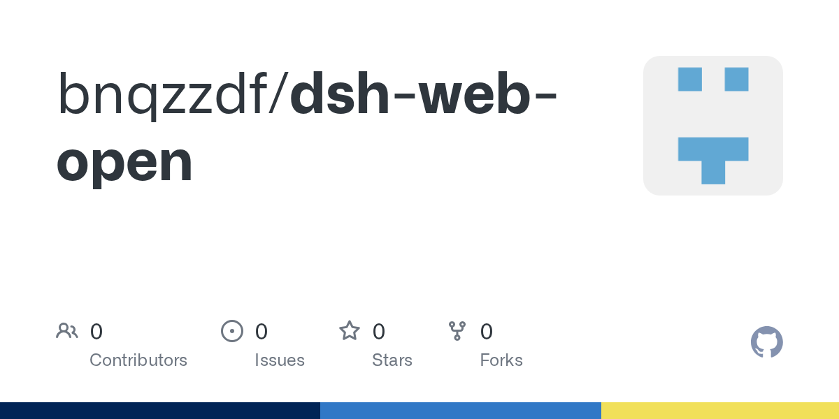 bnqzzdf/dsh-web-open Screenshot preview