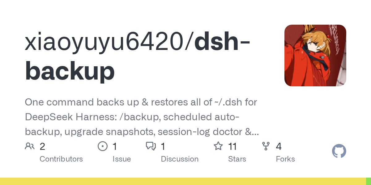 xiaoyuyu6420/dsh-backup Screenshot preview