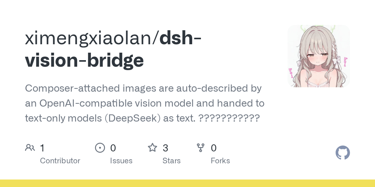 ximengxiaolan/dsh-vision-bridge Screenshot preview