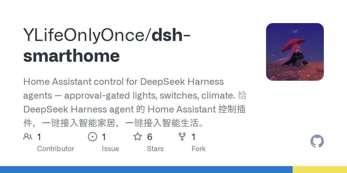 YLifeOnlyOnce/dsh-smarthome Screenshot preview