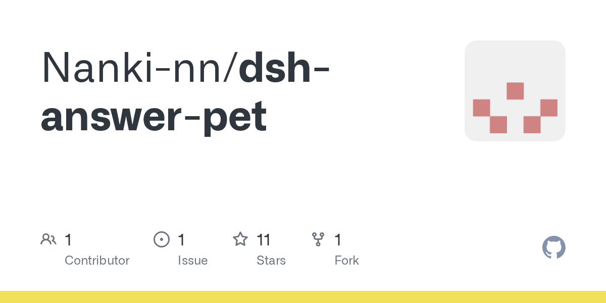Nanki-nn/dsh-answer-pet Screenshot preview